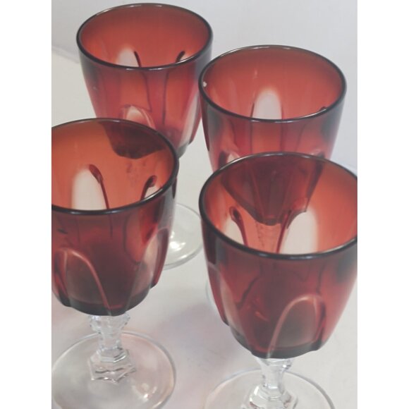 Gorgeous Vintage Luminarc France Shot Glasses Set of Four  2 oz. - Picture 12 of 12